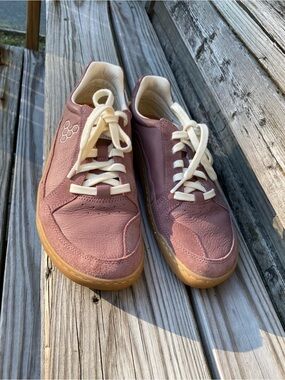 Vivobarefoot Gobi II Premium Leather Sneaker Mauve Cork Insole Size 7